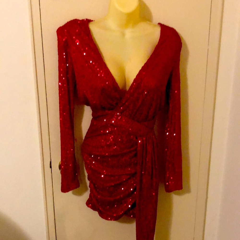 Red dress
